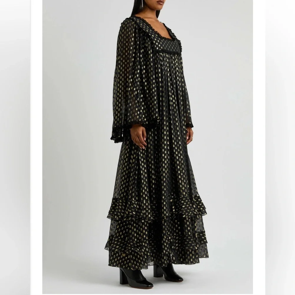 NWT Chloe Maxi Dress Black - Picture 3 of 15